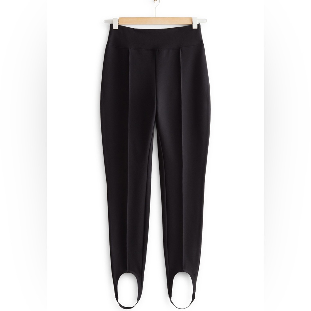 & Other Stories black stirrup legging XS